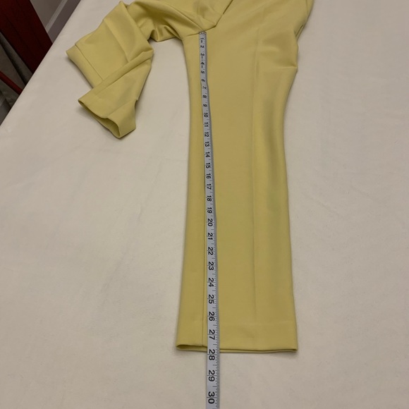 LOFT preppy yellow 🍋 pants Marisa size 0 - Picture 7 of 12